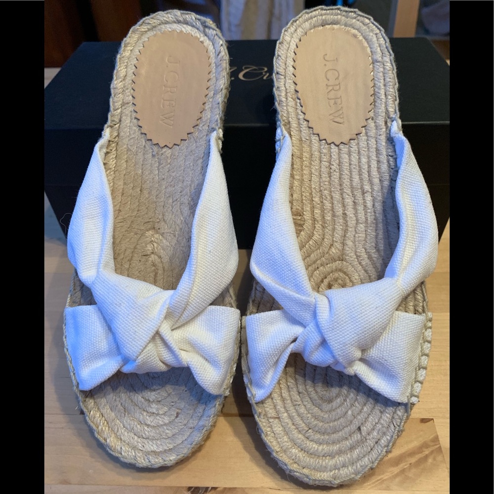 J.Crew Knotted Espadrilles in Canvas - Picture 2 of 7